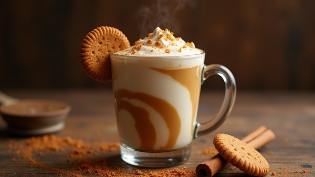 biscoff flavored coffee drink