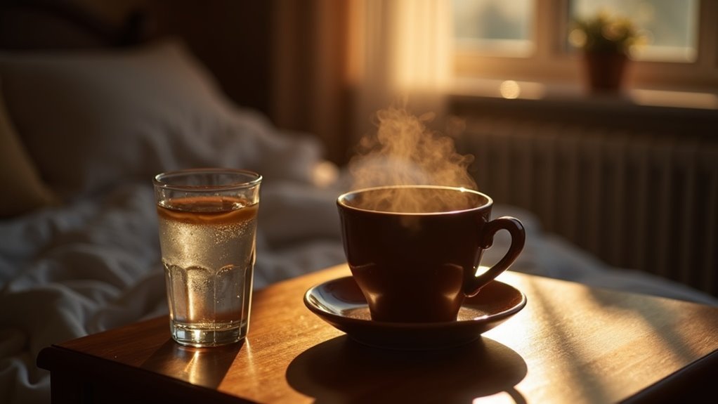 caffeine impacts melatonin production