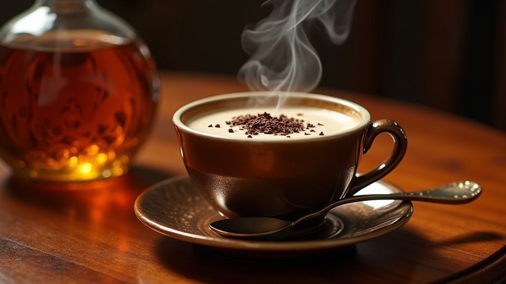 coffe infused with cognac