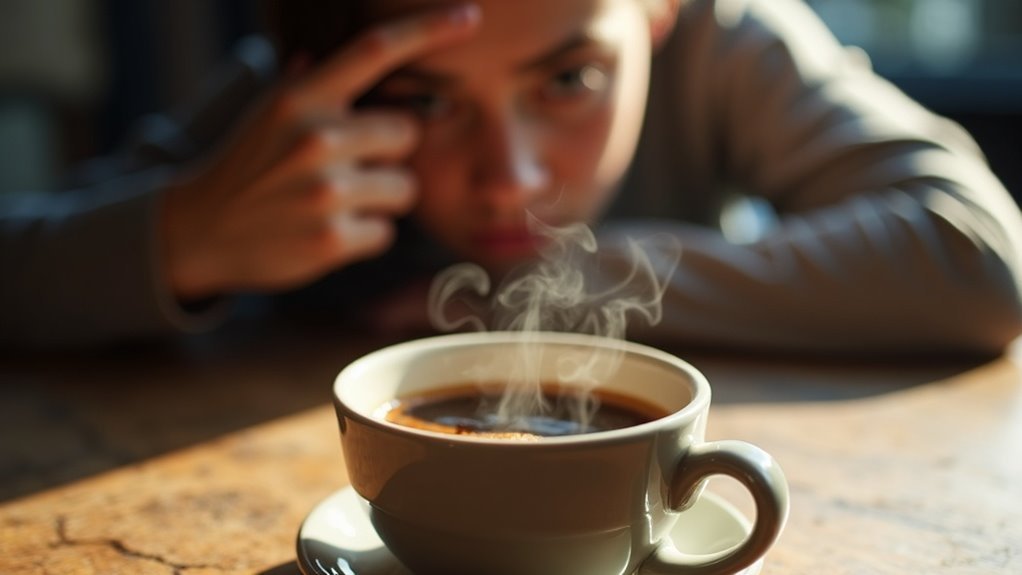 coffee and eye twitching