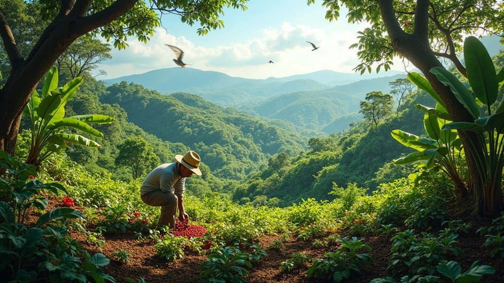 diverse coffee cultivation method