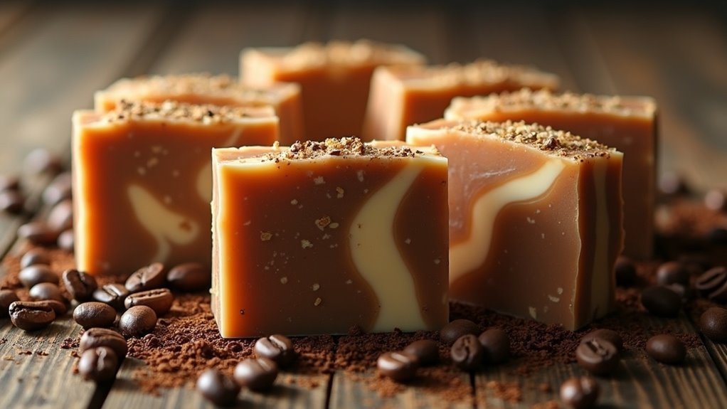 energizing coffee scented soaps