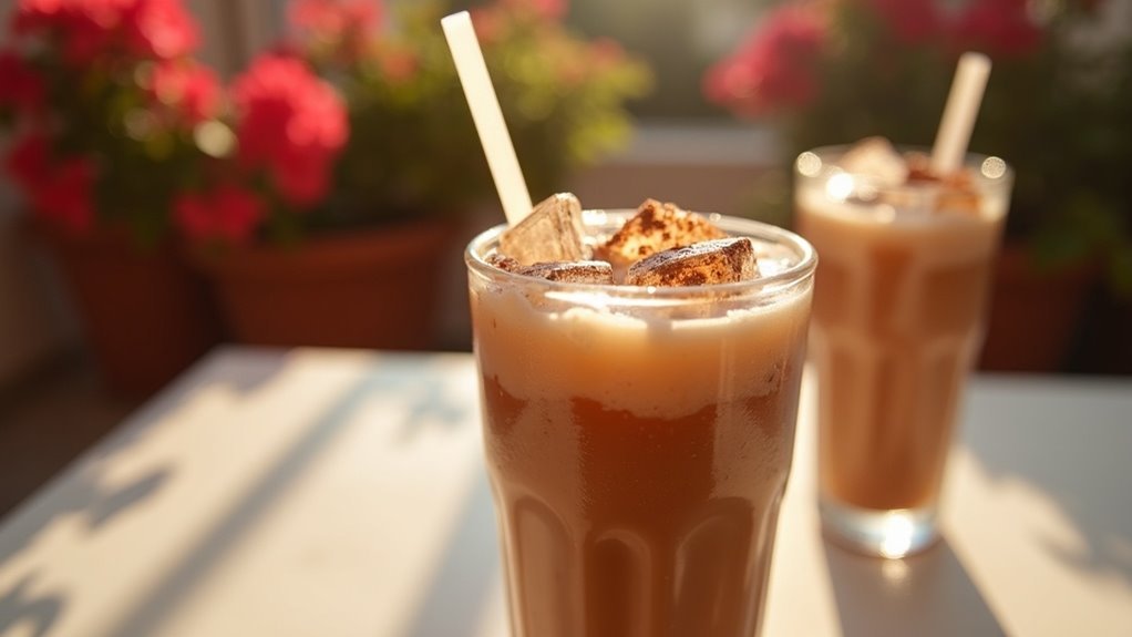 greek iced coffee beverage