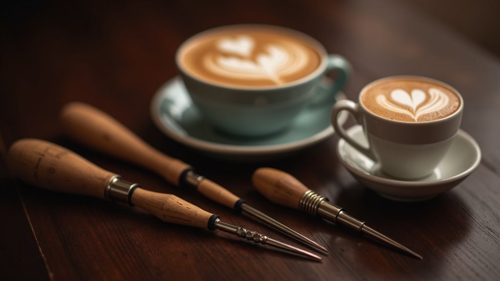 latte art scribe tools
