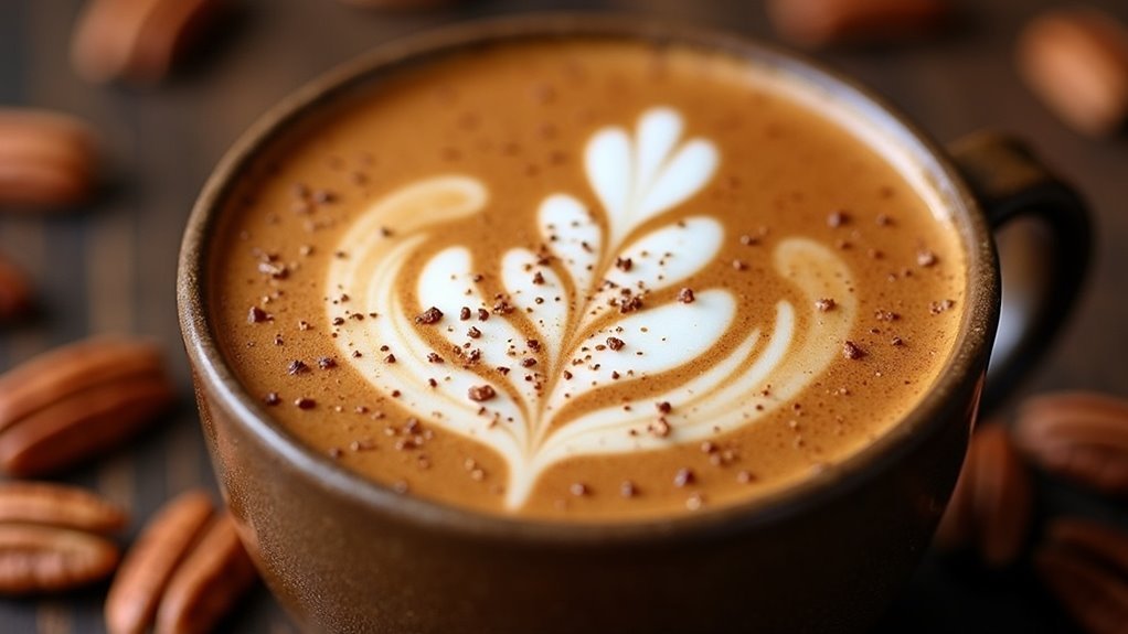 pecan flavored coffee beverage