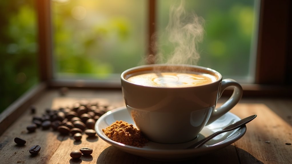 rum infused coffee beverage