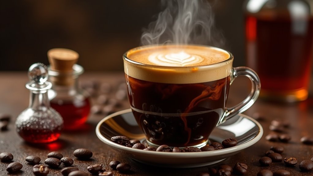 sambuca infused coffee beverage