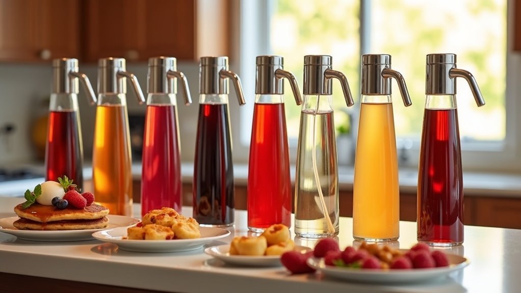 syrup dispensers for breakfast
