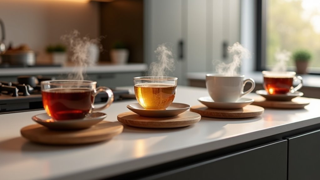 top cup warming shelves