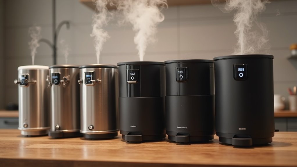 top cupping water heaters