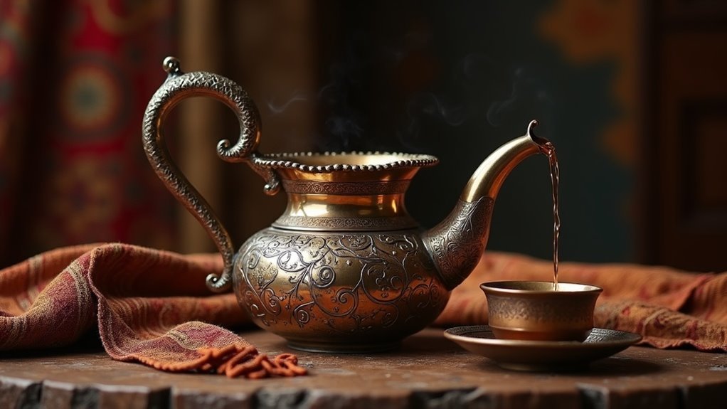 traditional turkish coffee pot