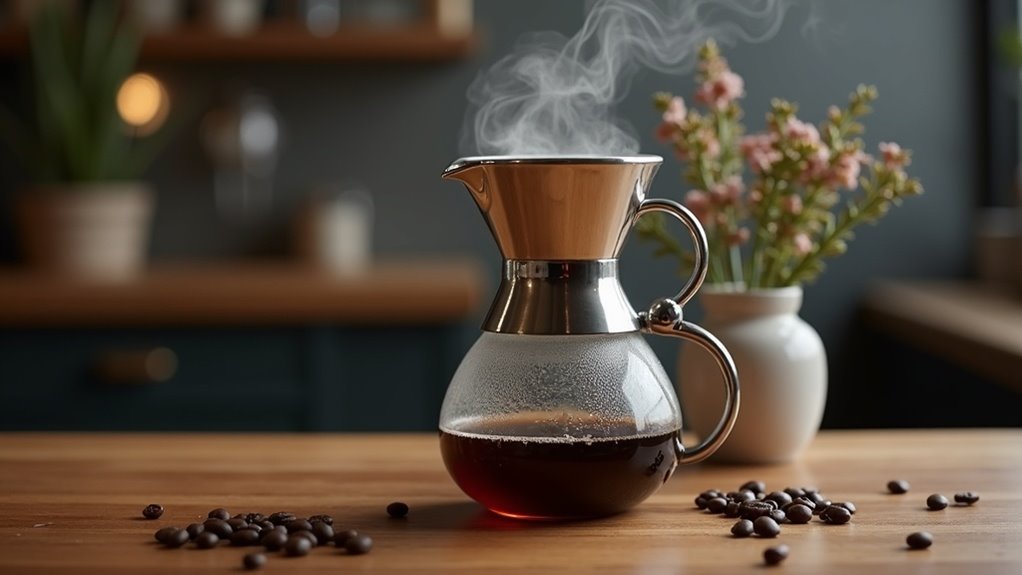 tricolate coffee brewing system